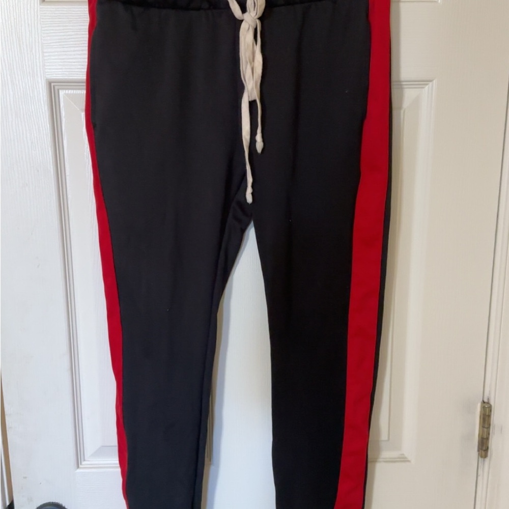EPTM - Kids Black and Red Jogger Pants